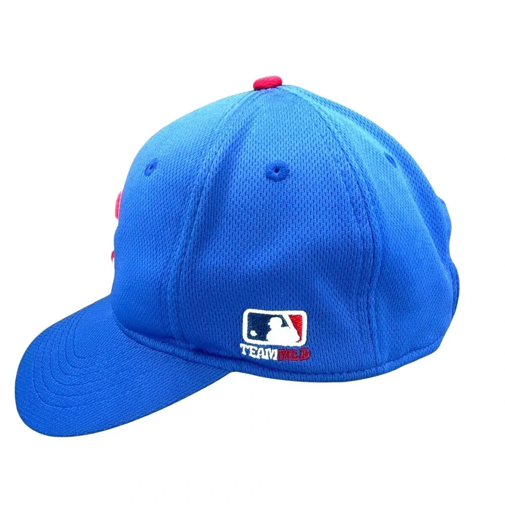 Chicago Cubs Youth Adjustable Strapback Cap – Blue – Embroidered Logo – Cotton T